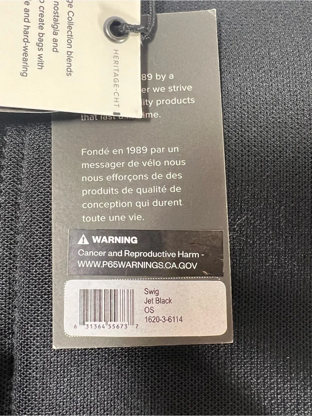 Timbuk2 Swig Backpack Jet Black (1620-3-6114)